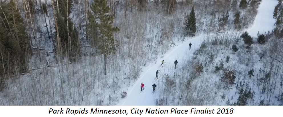 Snowy image of Park Rapids Minnesota