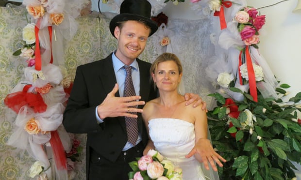 Photo of a fake arranged marriage from the Amsterdam & partners 