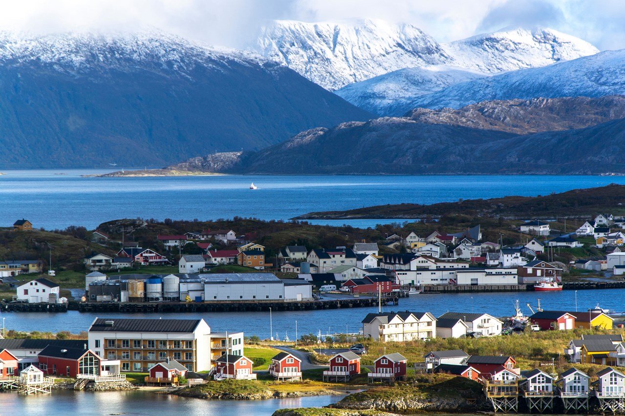 Landscape image of Sommarøy island