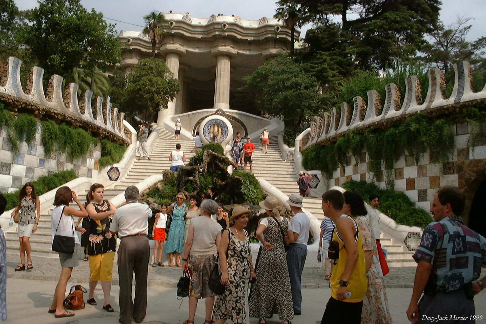 Gaudi's Park Guell in Barcelona