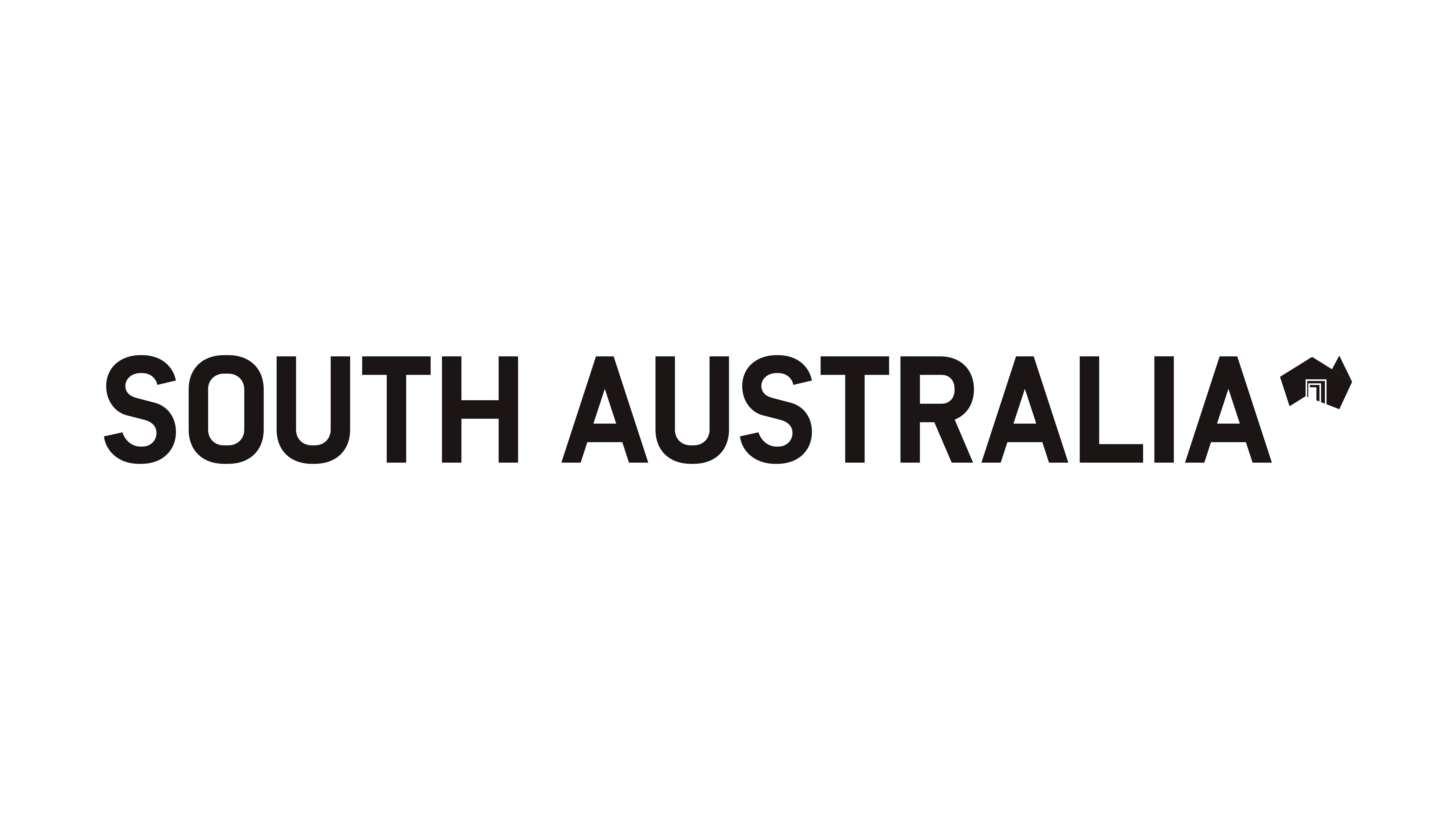 Block black text reading 'South Australia'. This is the branding for South Australian Tourism Commission. 